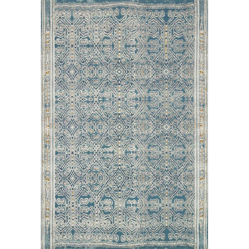 Alexander Home Armanda Geometric Pattern Indoor/ Outdoor Area Rug