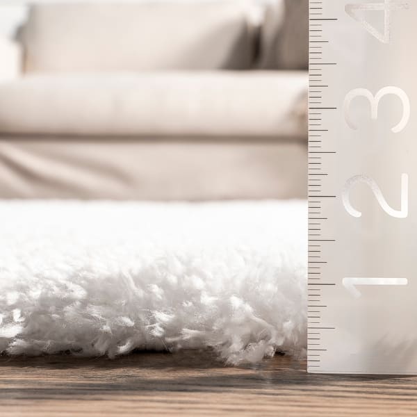 dimension image slide 1 of 3, Nuloom Gynel Contemporary Shag Area Rug