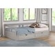 preview thumbnail 3 of 23, Melody Expandable Twin-to-King Trundle Daybed with 2 Storage Drawers