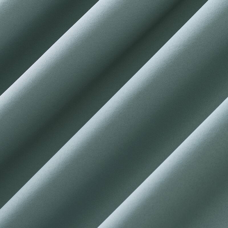 Sun Zero Hayden Energy Saving Blackout Rod Pocket Curtain Panel, Single Panel