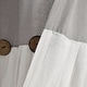 preview thumbnail 89 of 152, Lush Decor Linen Button Single Panel Window Curtain