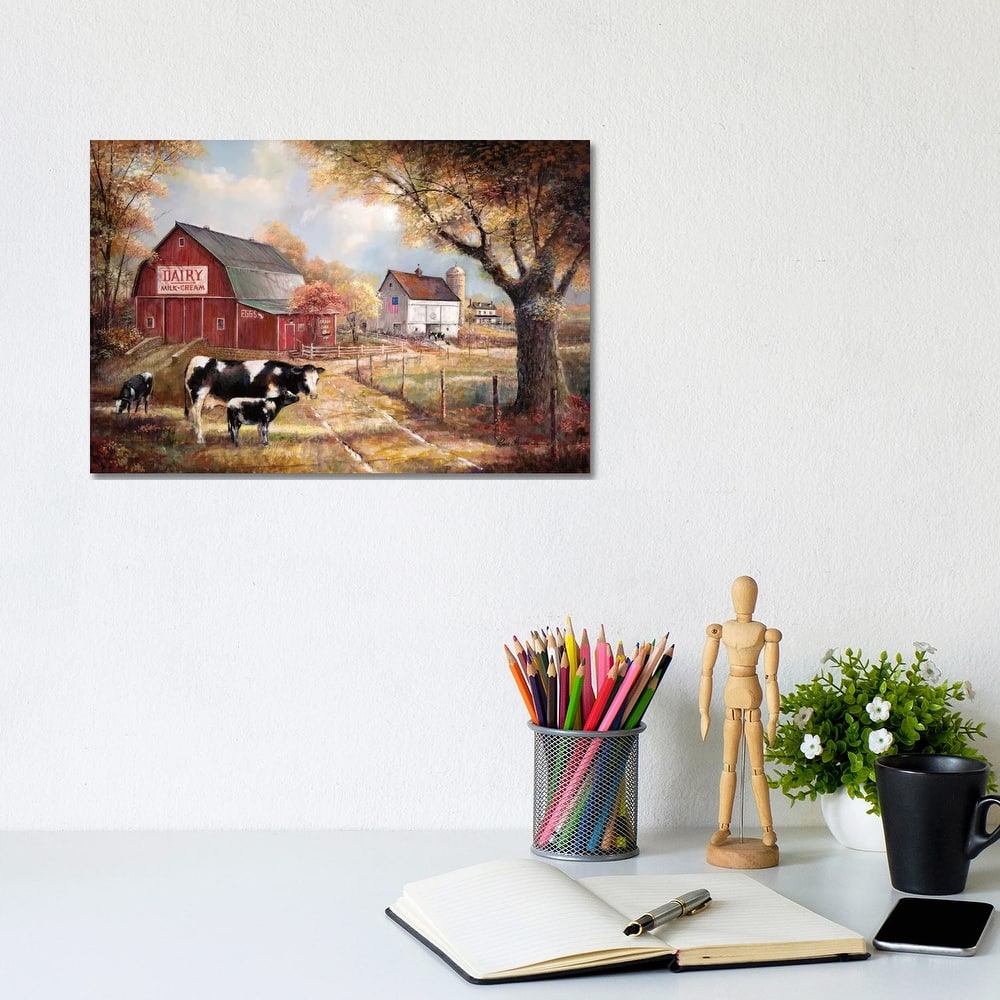 iCanvas "Memories On The Farm" by Ruane Manning Canvas Print
