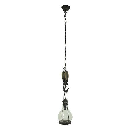 Rustic Industrial Vintage Wooden Pulley Lantern Pendant Lamp 66 X 8 5 X 8 5 Inches Overstock 19310720 Get the best deals on vintage, retro chandeliers and ceiling fixtures.