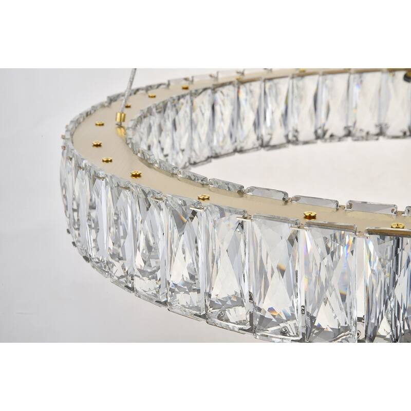 Integrated LED chip light gold Chandelier