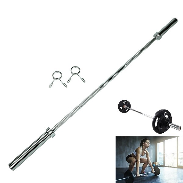 7 FT Olympic Barbell Bar Work Out Home Gym 2 in Weight Lifting Bar Power Lifting N A Bed Bath Beyond 34652326
