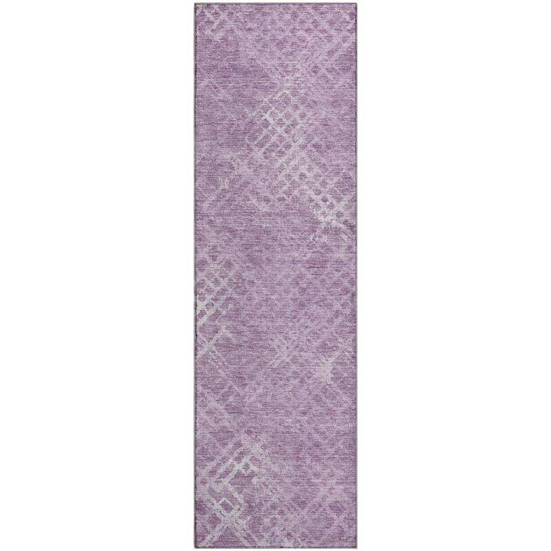 Premium Washable Super Soft Modern Trellis Mayfield Rug