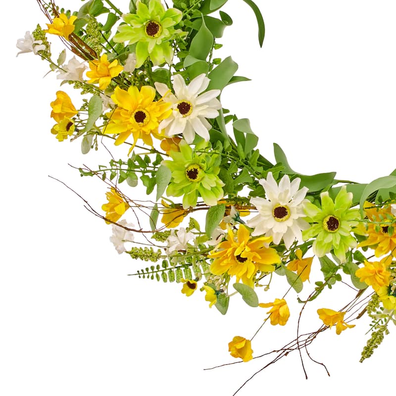 22" Summer Black Eyed Susan Wreath