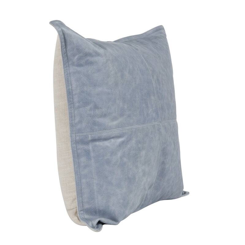 Cheyenne 100% Leather Throw Pillow By Kosas Home