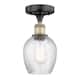 Option Clear Spiral Fluted / Black Antique Brass