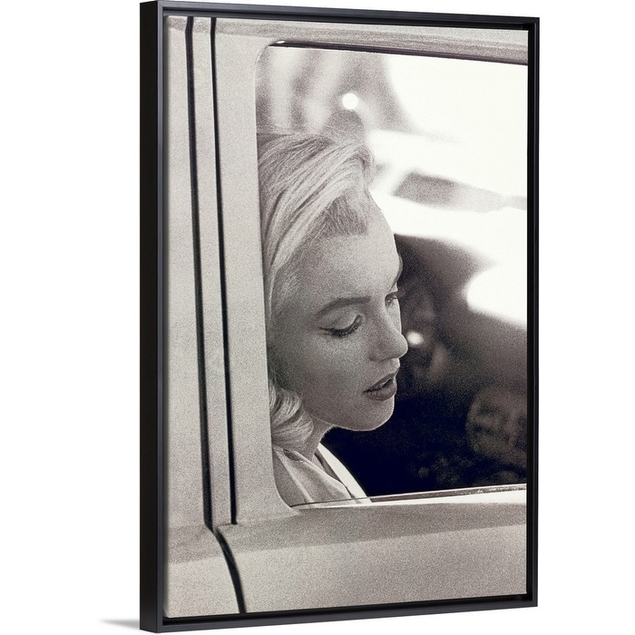 Marilyn Monroe Black Float Frame Canvas Art Overstock 25509272