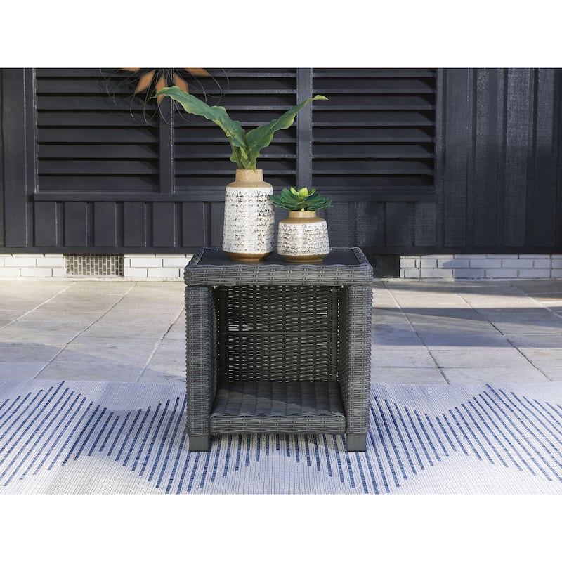 Elite Park Square Outdoor End Table - 23"W x 23"D x 23"H