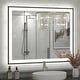 preview thumbnail 55 of 84, Extra Large Black Frame LED Bathroom Vanity Mirror with 3 Years Warranty and UL Certified 40x32