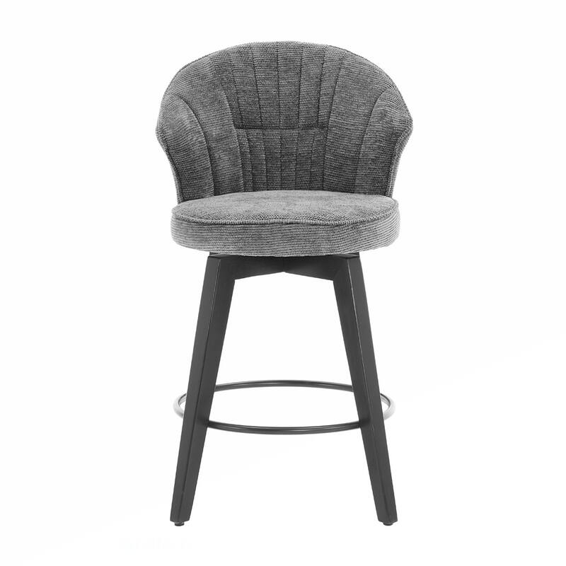 2PCS Wing Back Counter Height Adjustable Bar Stools
