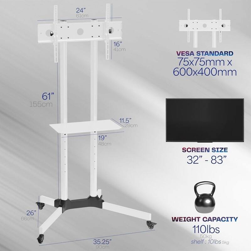Mobile TV Cart