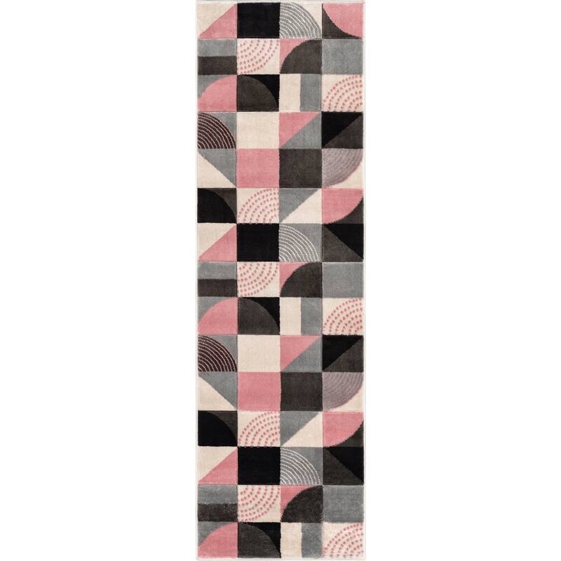 Well Woven Good Vibes Margot Geometric Area Rug