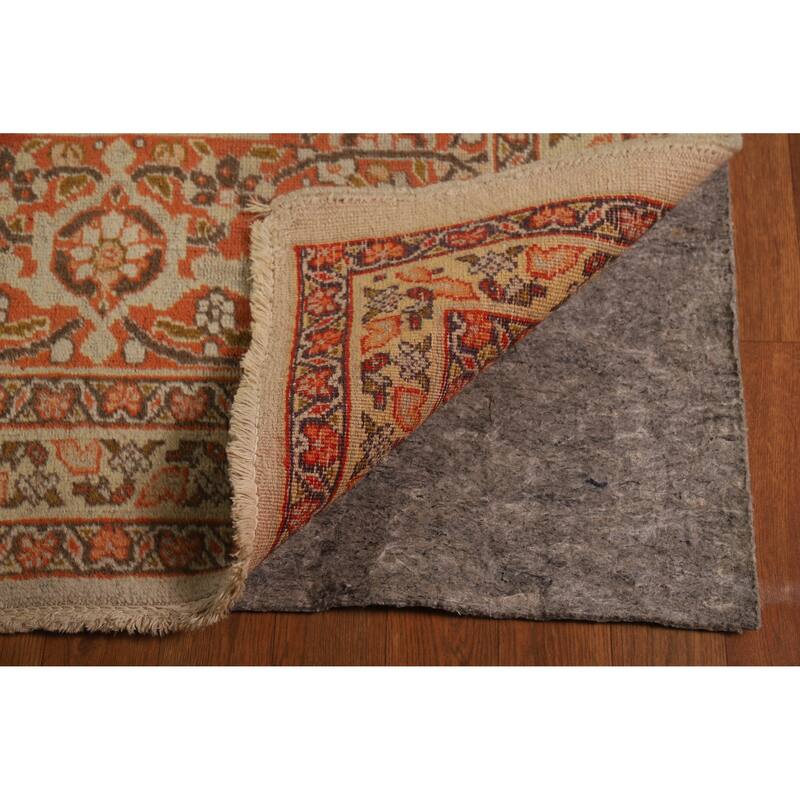 Vegetable Dye Tabriz Persian Area Rug Handmade Oriental Wool Carpet - 9'8"x 13'0"