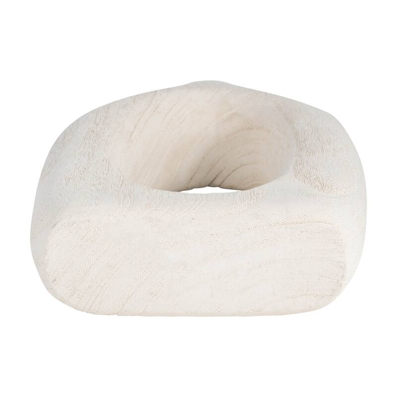 Sagebrook Home Neutral Cut-out Vase.