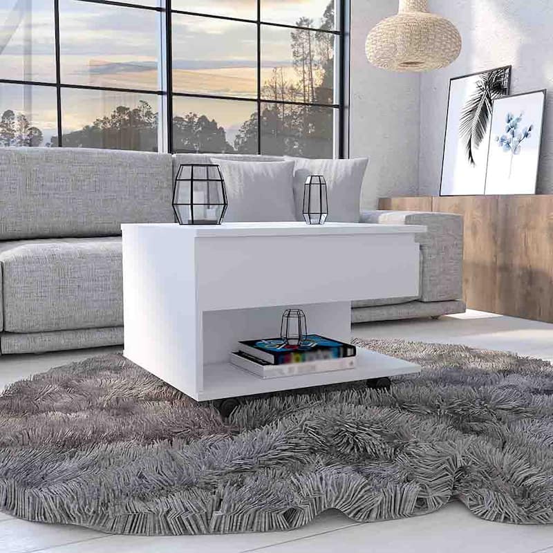 Living Room Storage Table With Pulley