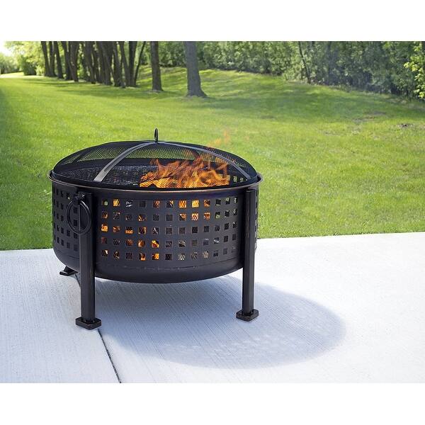 Shop Pleasant Hearth Ofw821rc Langston 12in Deep Bowl Fire Pit