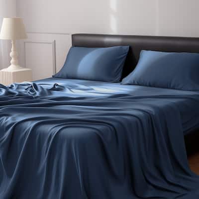 Subrtex Microfiber Ultra-Soft Deep Pocket Solid Sheet Set
