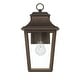 preview thumbnail 2 of 6, Hunter Spring Cove Outdoor Wall Light - Front Porch, Patio, Garage, Pergola - Traditional, Mission - Resists Corrosion!