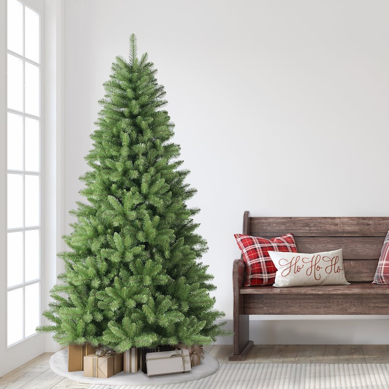 Puleo International 7 ft Unlit Berkshire Fir Artificial Tree
