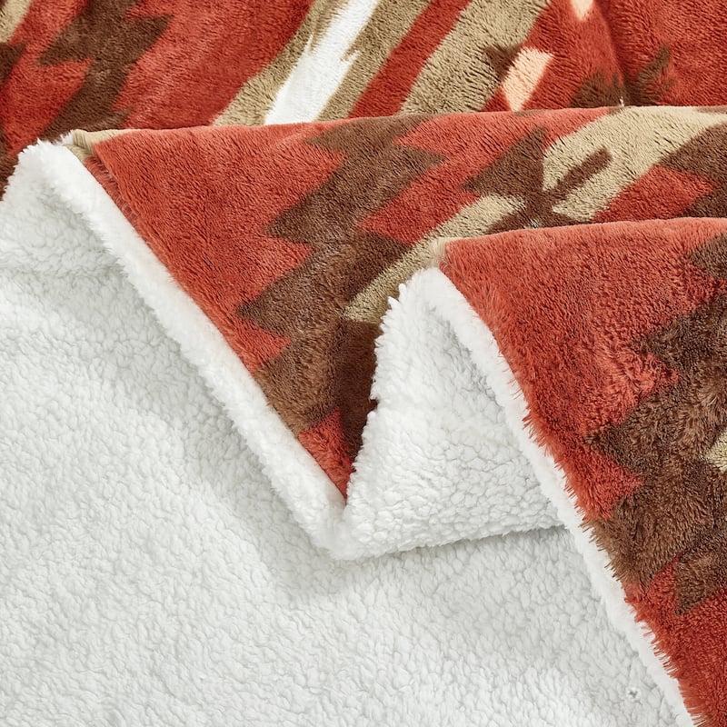 Southwest faux fur comforter