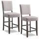 Heather Upholstered Counter Height Stool (Set of 2)