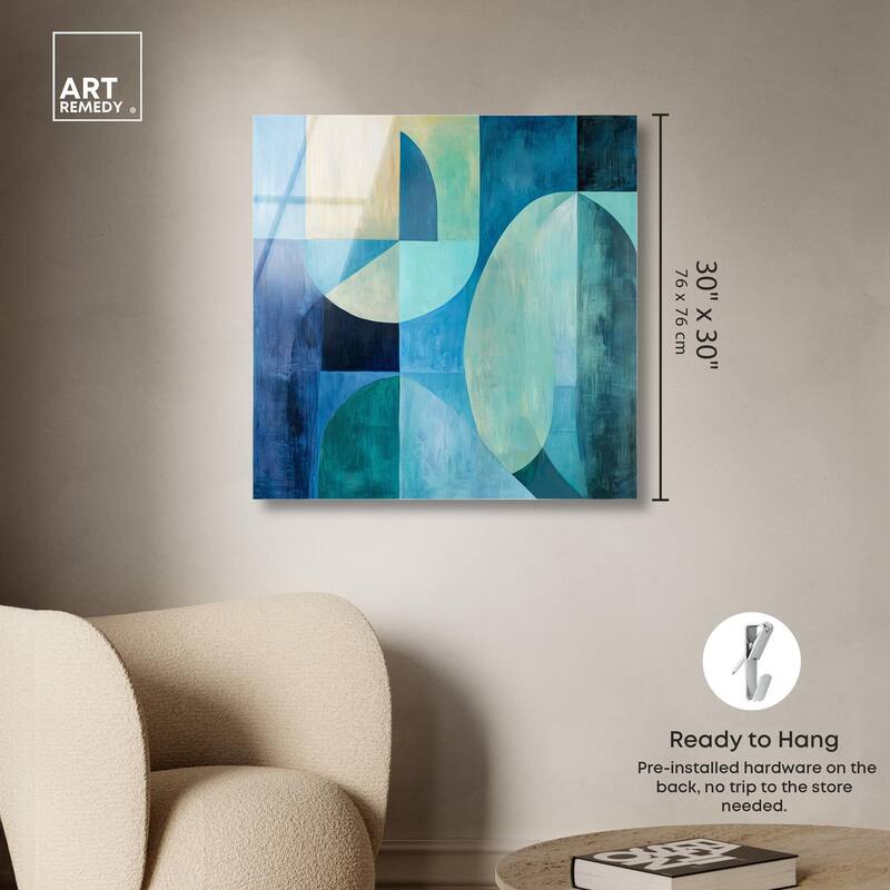 Color Blocks II Acrylic by Art Remedy, Ready to Hang
