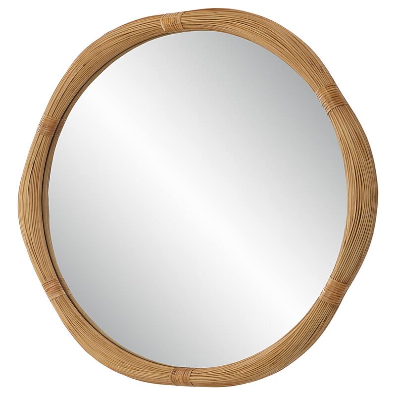 Uttermost 09960 Salina 39-3/4" Diameter Circular Framed Bathroom