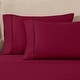 preview thumbnail 45 of 50, Superior 1200 Thread Count Egyptian Cotton Solid Pillowcase - (Set of 2) King - Burgundy
