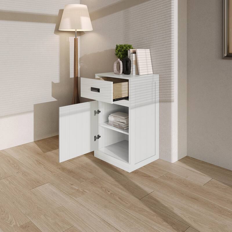 CraftPorch Mid Century Modern Door Cabinet - N/A