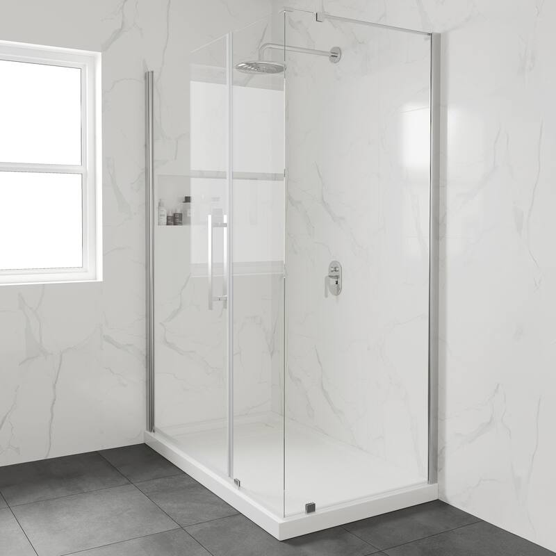 Adena White Shower Base 60x36 in white