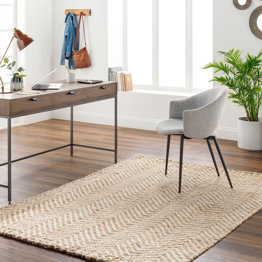 Binitae Handmade Bohemian Jute Area Rug