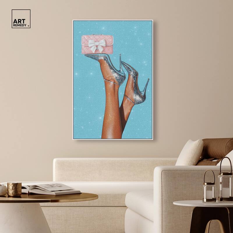 Clutch Purse on Display Canvas by Art Remedy