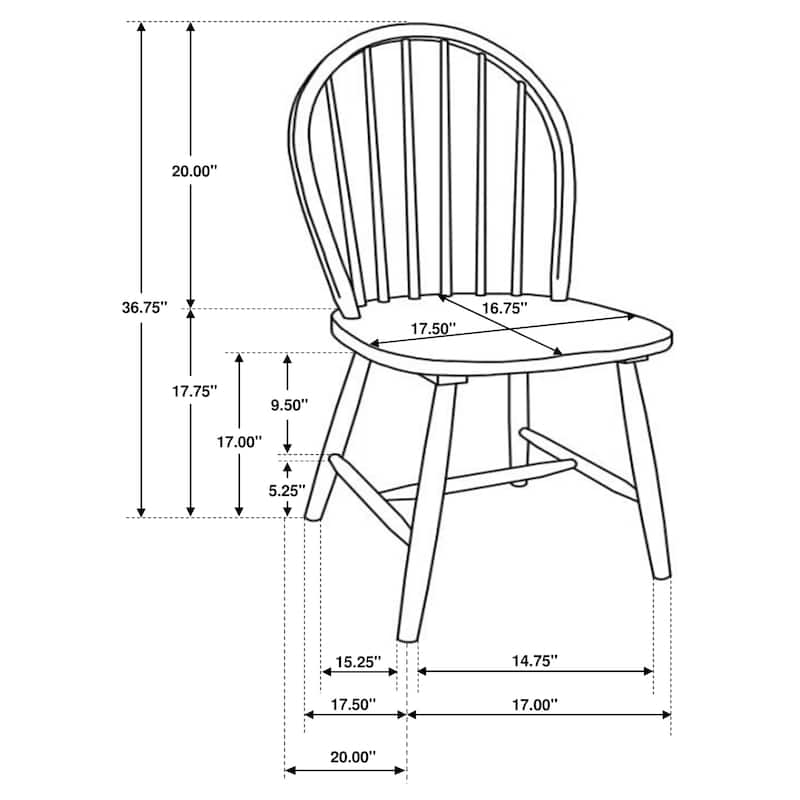 Allison 5-piece White Round Drop Leaf Dining Table Set