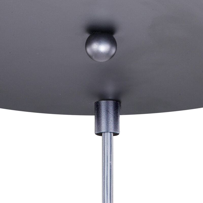 Millie 3L Bronze Farmhouse Jar Pendant Chandelier Ceiling Light Fixture Blue Glass - 17.5-in W x 17.75-in H x 17.5-in D
