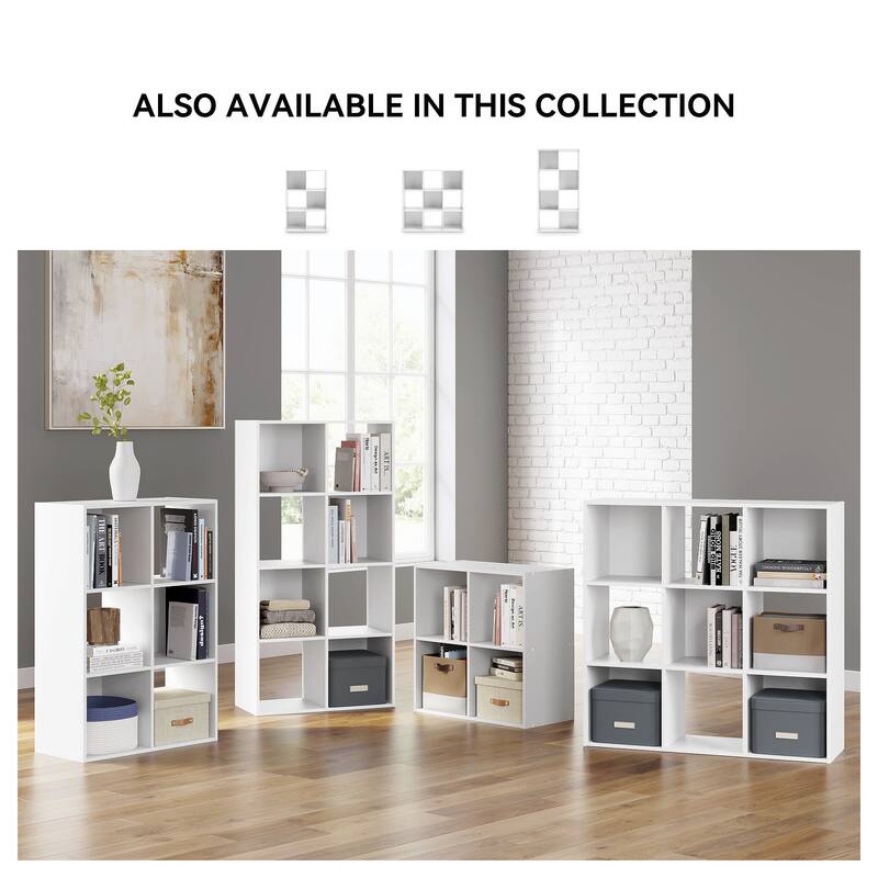 Signature Design by Ashley Onita White 4 Cube Organizer - 24" W x 12" D x 24" H