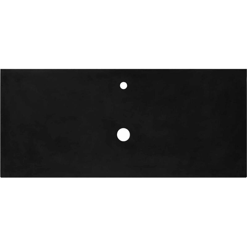 Native Trails VT48-V-NS-1 NativeStone 48" Stone Composite Vanity Top - Charcoal