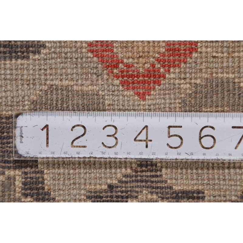 Hand Knotted Oriental 100% Wool Carpet Transitional All-Over Beige & Ivories Oushak Area Rug - 12' 5'' X 9' 1''