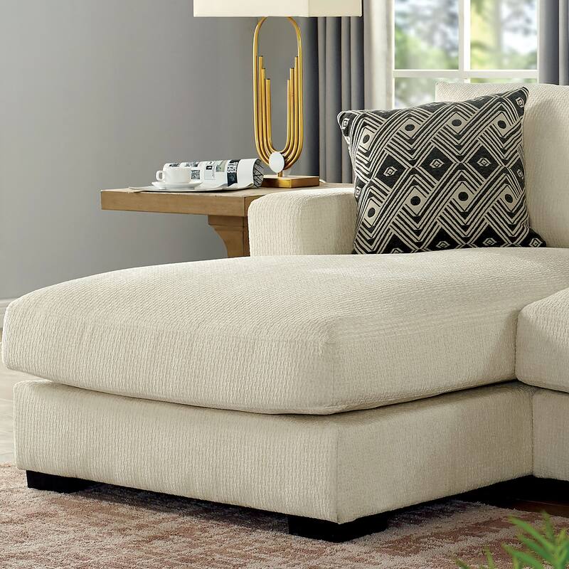 Kintra Modern Chenille Upholstered Modular Sectional by Furniture of America
