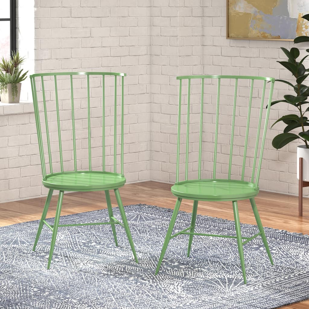 Krumlov High Back Windsor Classic Dining Chairs (Set of 2)