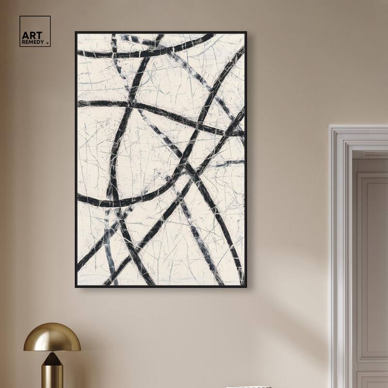 Intersecting Lines II Canvas by Art Remedy