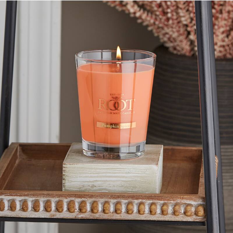 Root Candles Pumpkin Spice 10.5 oz Large Veriglass Jar
