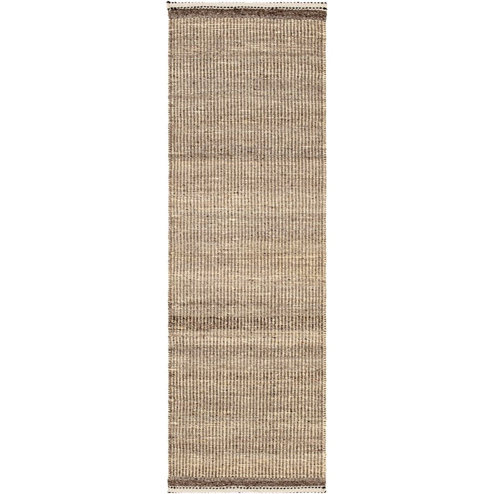 Livabliss Kenelm Boho Embroidered Jute & Wool Area Rug
