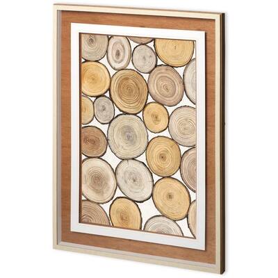 Tree Ring Study I Framed Art Print
