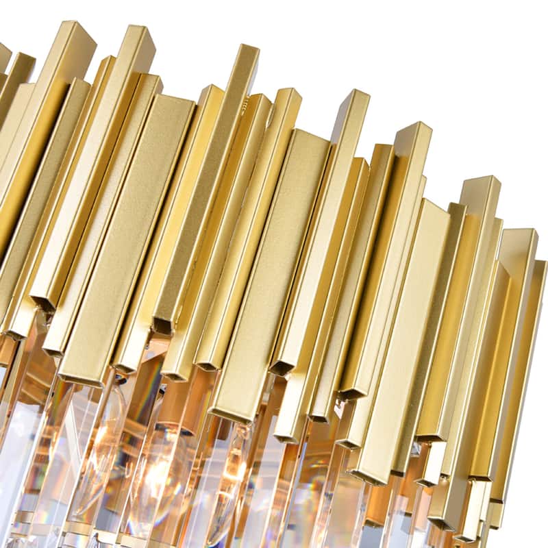Deco 4 Light Down Chandelier With Medallion Gold Finish - Medallion Gold