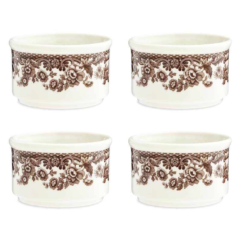 Spode Woodland Set of 4 Ramekins - Brown