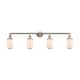 Option Brushed Satin Nickel / Matte White Cased
