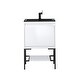 preview thumbnail 22 of 24, James Martin Vanities Mantova 23.6" Single Vanity Cabinet, Glossy White